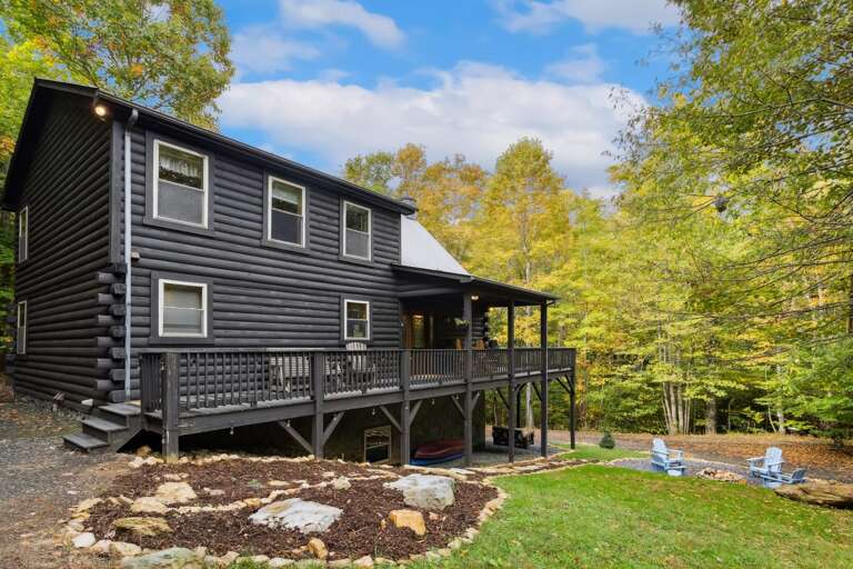 Spacious Yard Surrounds the Cabin