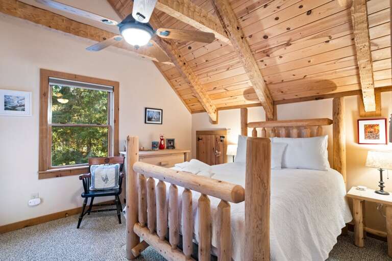 Upper Level Bedroom with a Double Bed