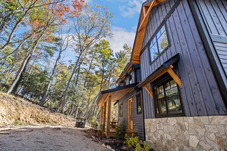 Gravel Parking at the Front Entrance
