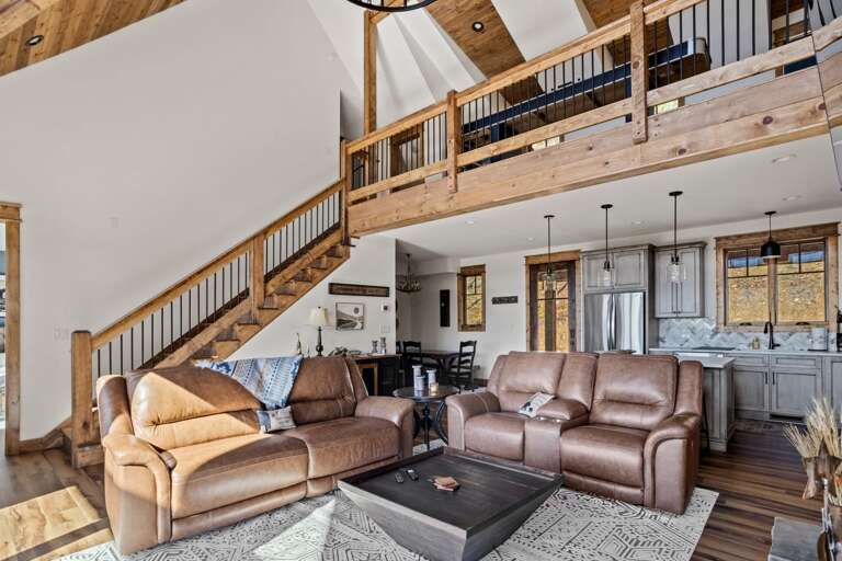 Loft Game Room Above the Living Room