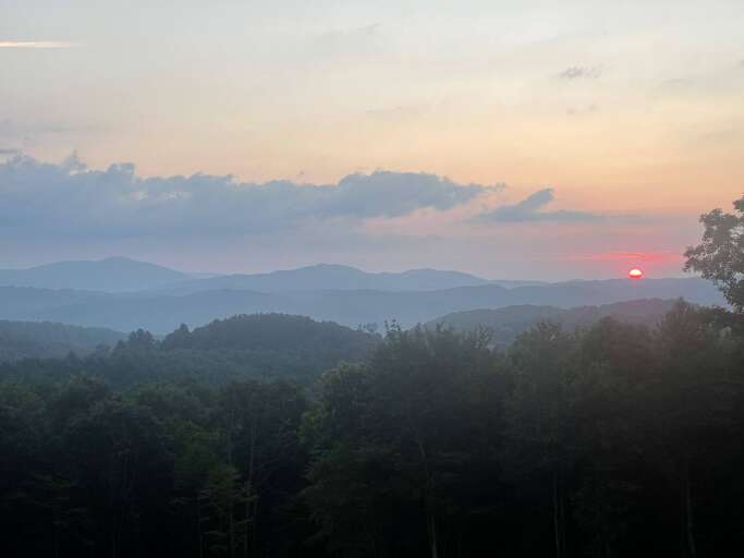 Sunset at The Boozy Bear Lodge