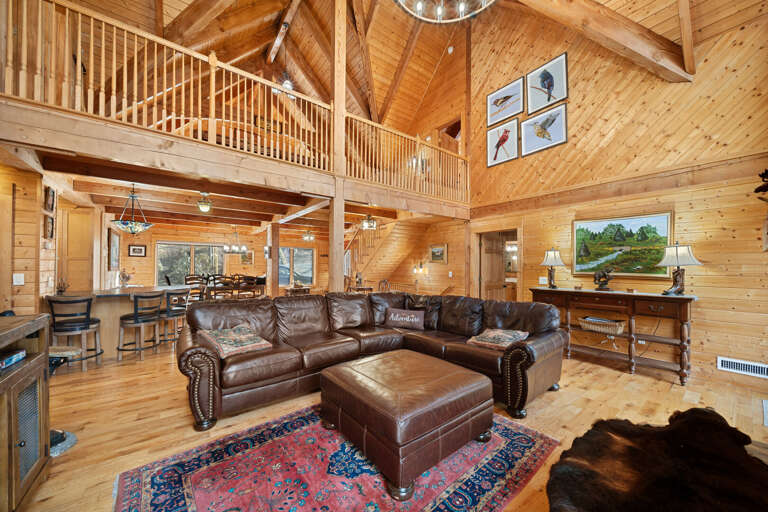 Loft Above the Main Floor Living Room