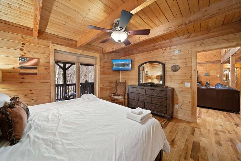 Master Bedroom with a TV