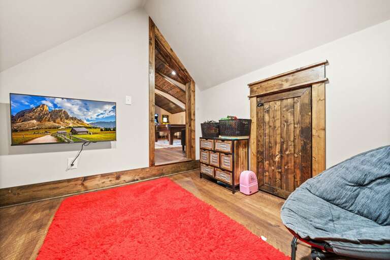 Kids Sensory Nook Upstairs with TV