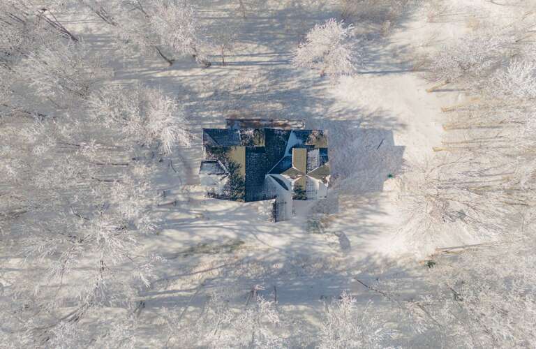 Shawnee Ridge Lodge from Above