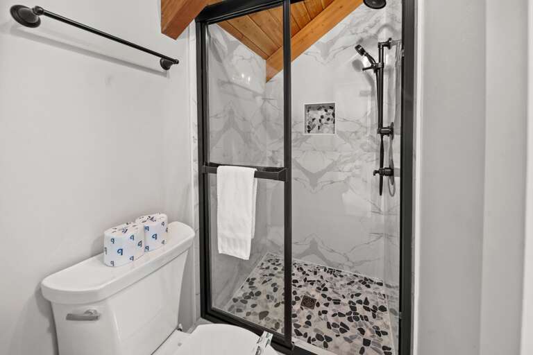 Custom Shower with Luxury Fixtures
