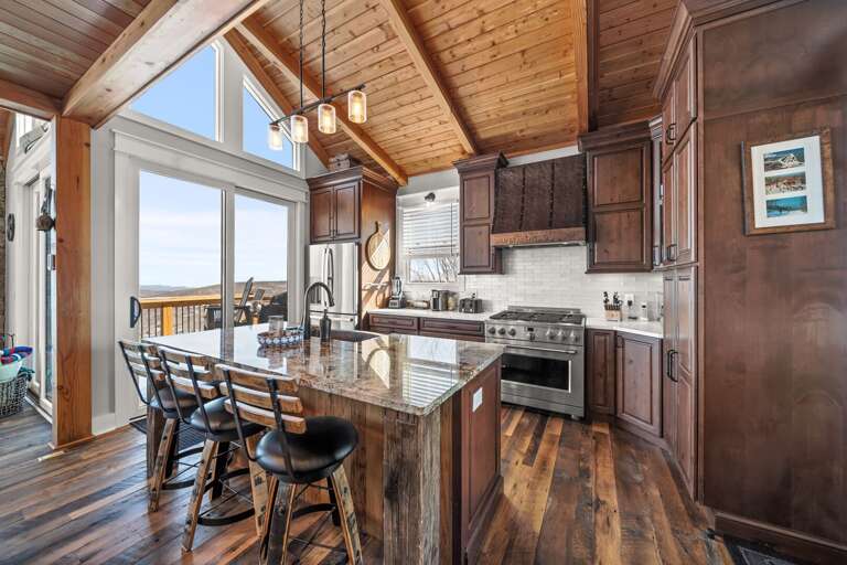 Granite Counters and Stainless Appliances