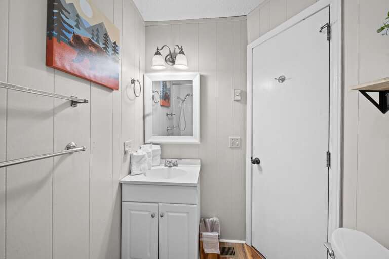 Main Floor Shared Hallway Bathroom