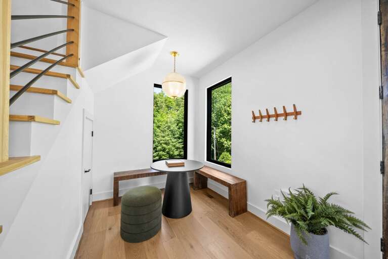 Convenient Entry Way Nook with Sitting Area