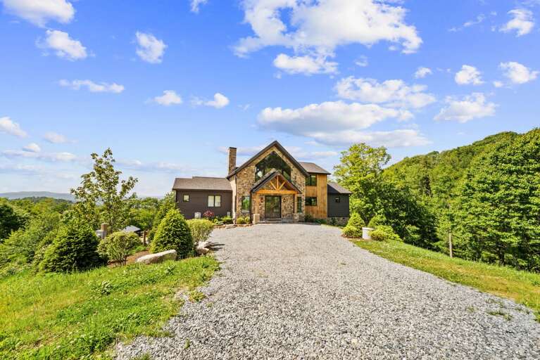 Gravel Driveway and Parking Area