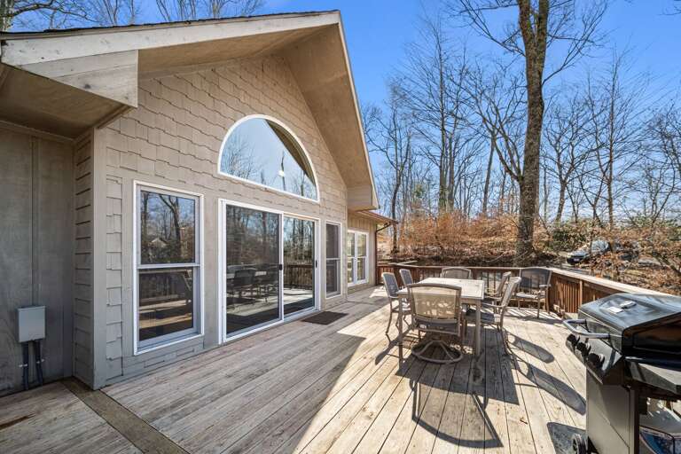 Grill and Outdoor Dining on the Deck