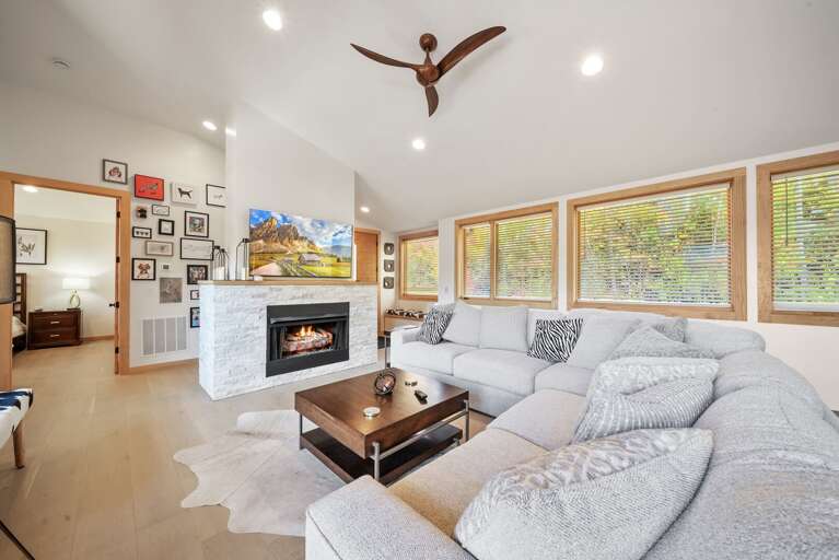 Living Room with Fireplace
