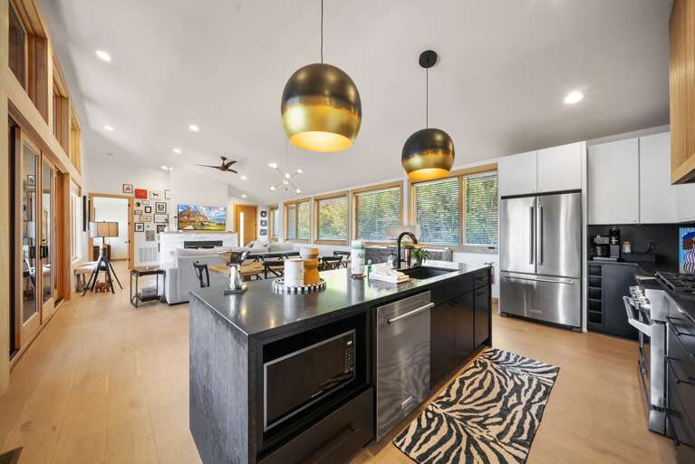 Open Kitchen and Living Room