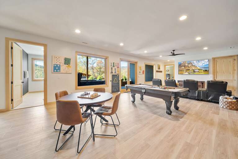 Theater and Game Room