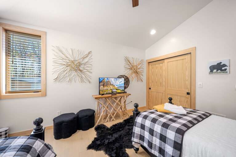 Twin Bedroom on the Main Level