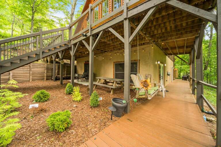 Lower Level Patios and Deck