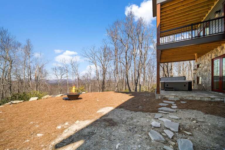 Fire Pit and Hot Tub Patio