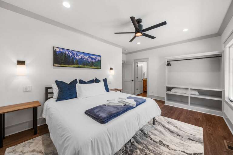 Third Main Floor King Bedroom with an Ensuite Bathroom