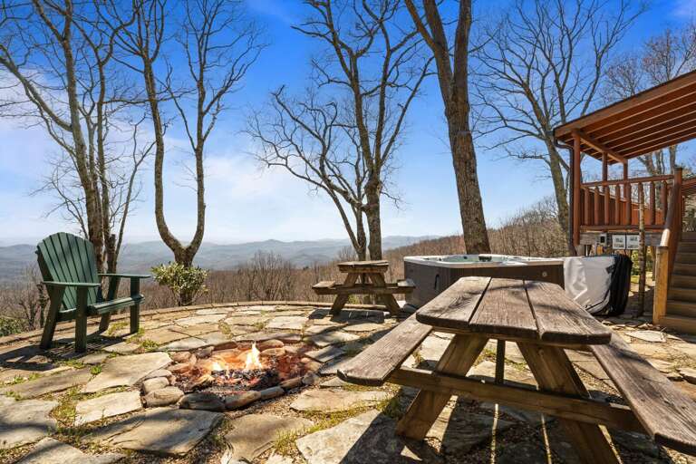 Custom Built Stone Fire Pit Custom Built Stone Fire Pit