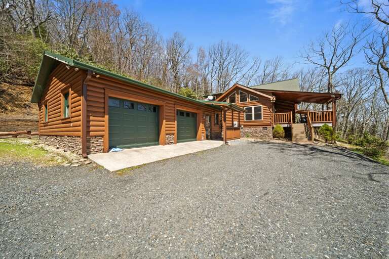 Level Gravel Parking Area