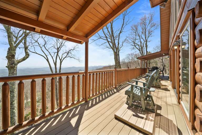 Relax in the Adirondack Rockers on the Deck Relax in the Adirondack Rockers on the Deck