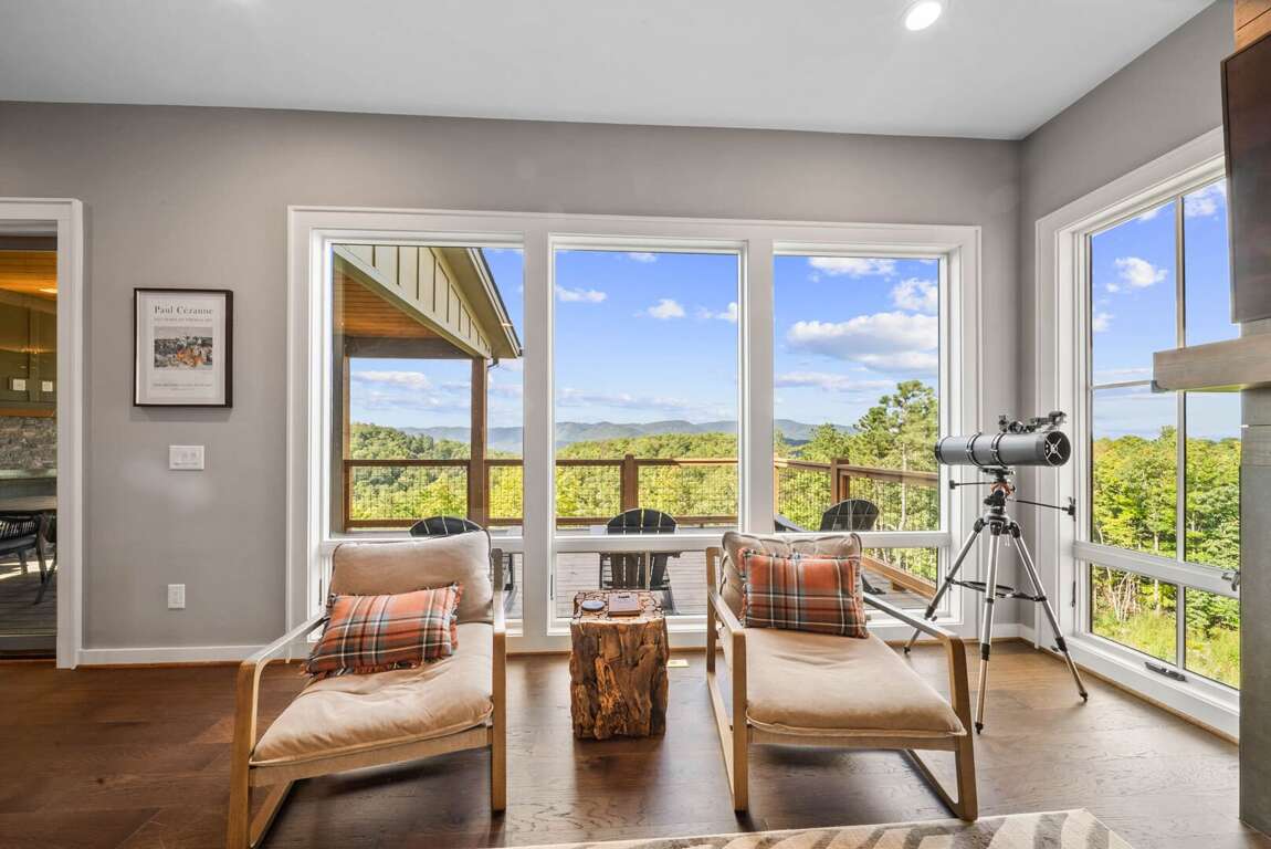 Enjoy the View and Take a Closer Look Through the Telescope Enjoy the View and Take a Closer Look Through the Telescope