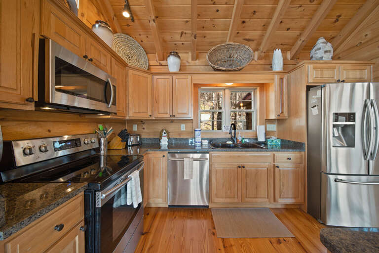 Granite Counters and Stainless Appliances