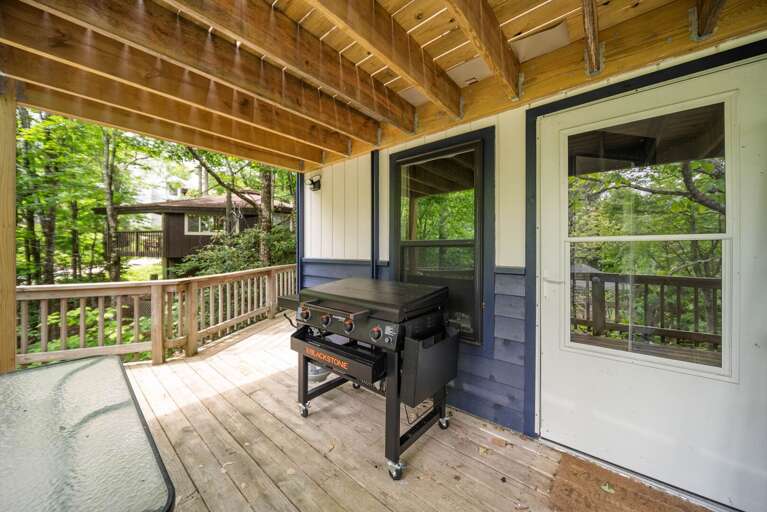 Blackstone Gas Griddle On the Deck