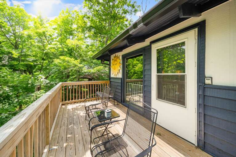 Enjoy the Mountain Air on the Deck