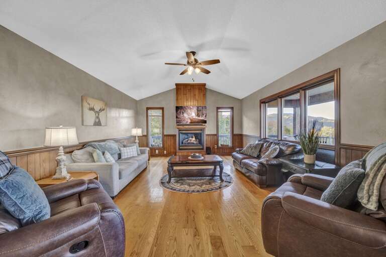 Cozy Living Room with Fireplace Cozy Living Room with Fireplace