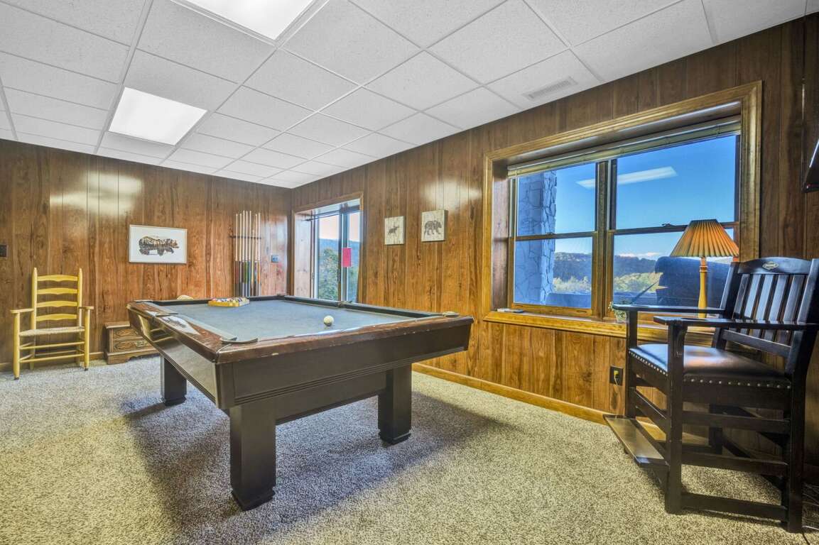 Game Room with Pool Table Game Room with Pool Table
