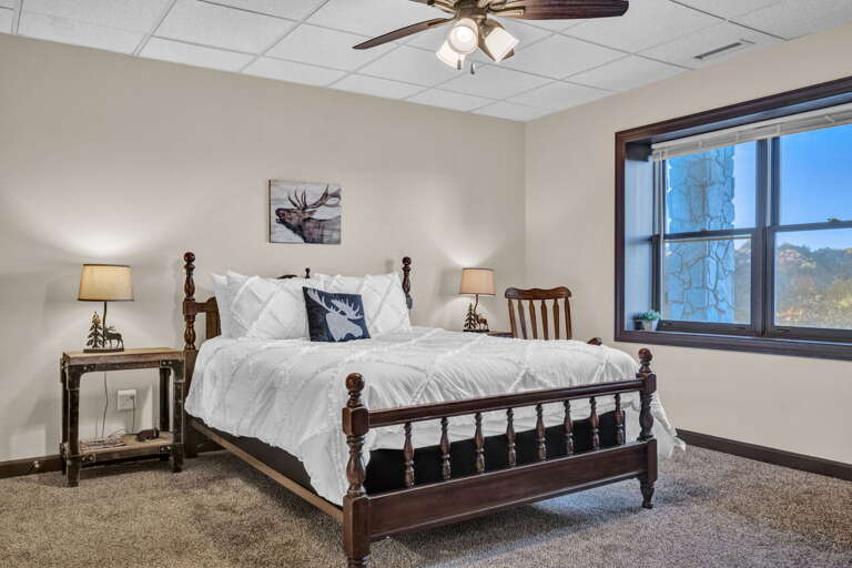 Queen Bedroom with Crib and Private Bathroom Queen Bedroom with Crib and Private Bathroom