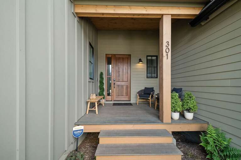 Covered Front Entrance