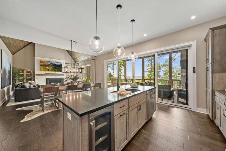 Open Main Level with Designer Details and Big Windows