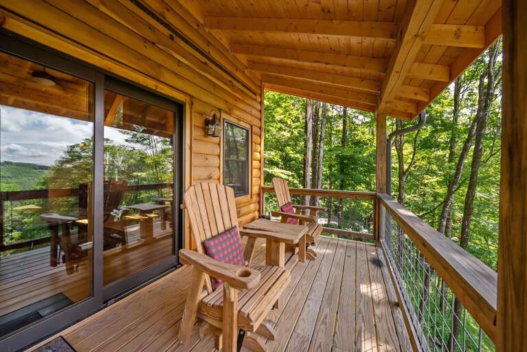 Lower Level Deck with Seating