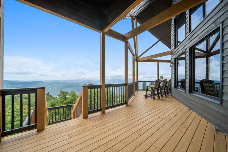 Incredible Panoramic View from the Top of Beech Mountain