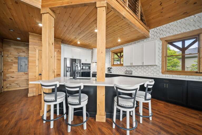 Seating at the Kitchen Bar