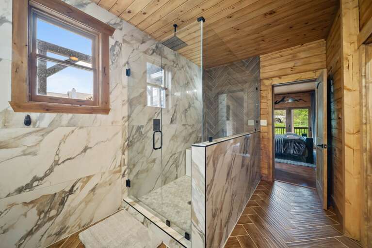 Shower and Separate Water Room