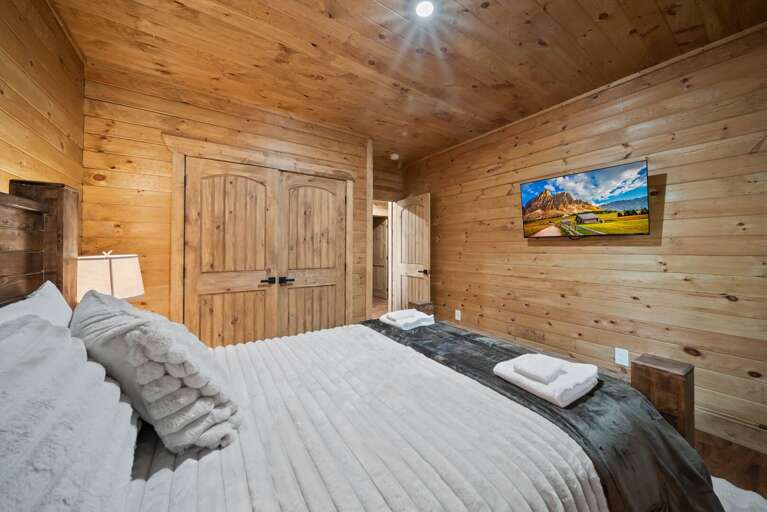 TV in the Second Lower Level Queen