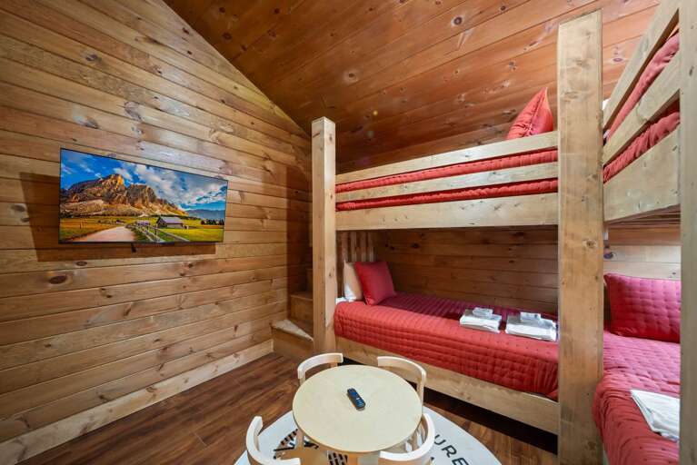 TV in the Red Bunk Room