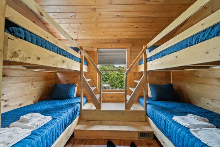 Two Twin-Over-Twin Custom Built Bunk Beds