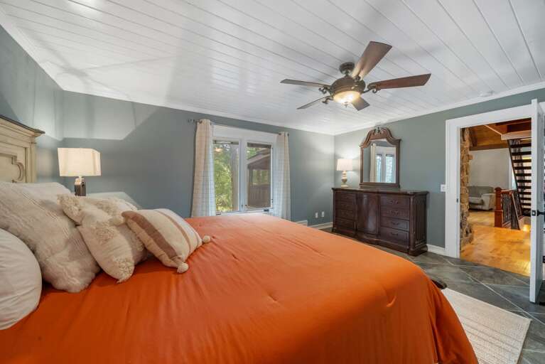 King Bed in the Master Bedroom