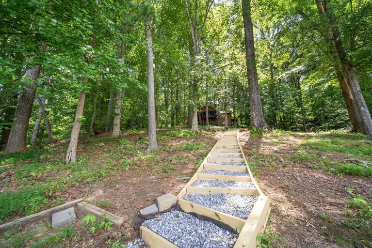 Newly Built Path to the Dock