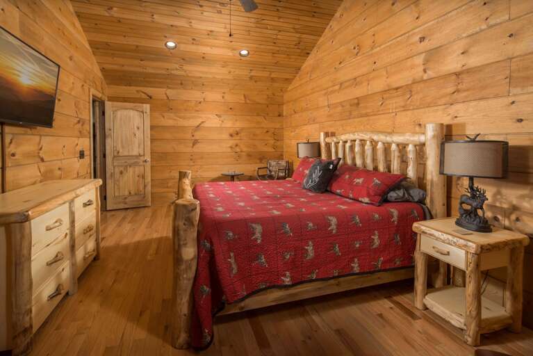 TV in the King Bedroom