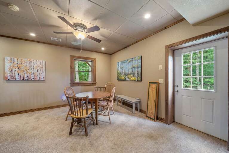 Game Table with a Table-Top Shuffleboard