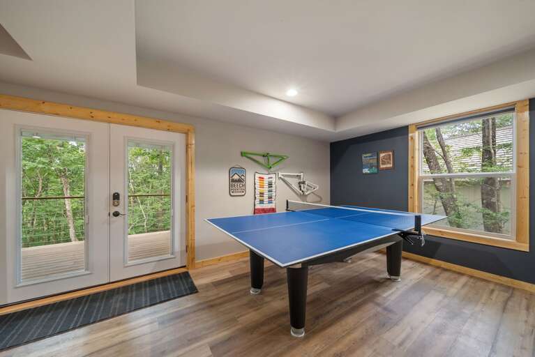 Ping Pong Table in the Family Room Ping Pong Table in the Family Room