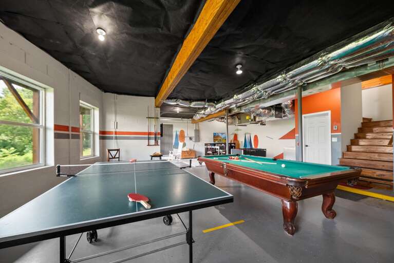 Huge Lower Level Game Room