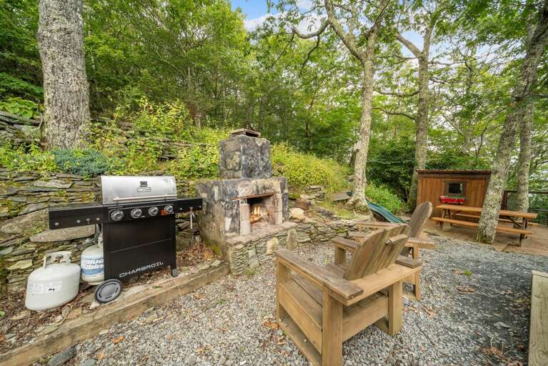 Gas Grill and Kids Playhouse