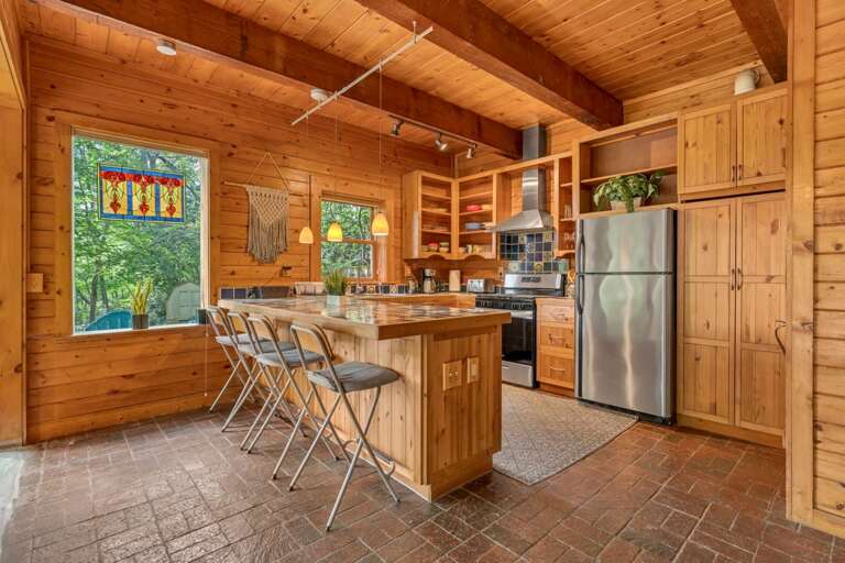 Kitchen with Bar Seating