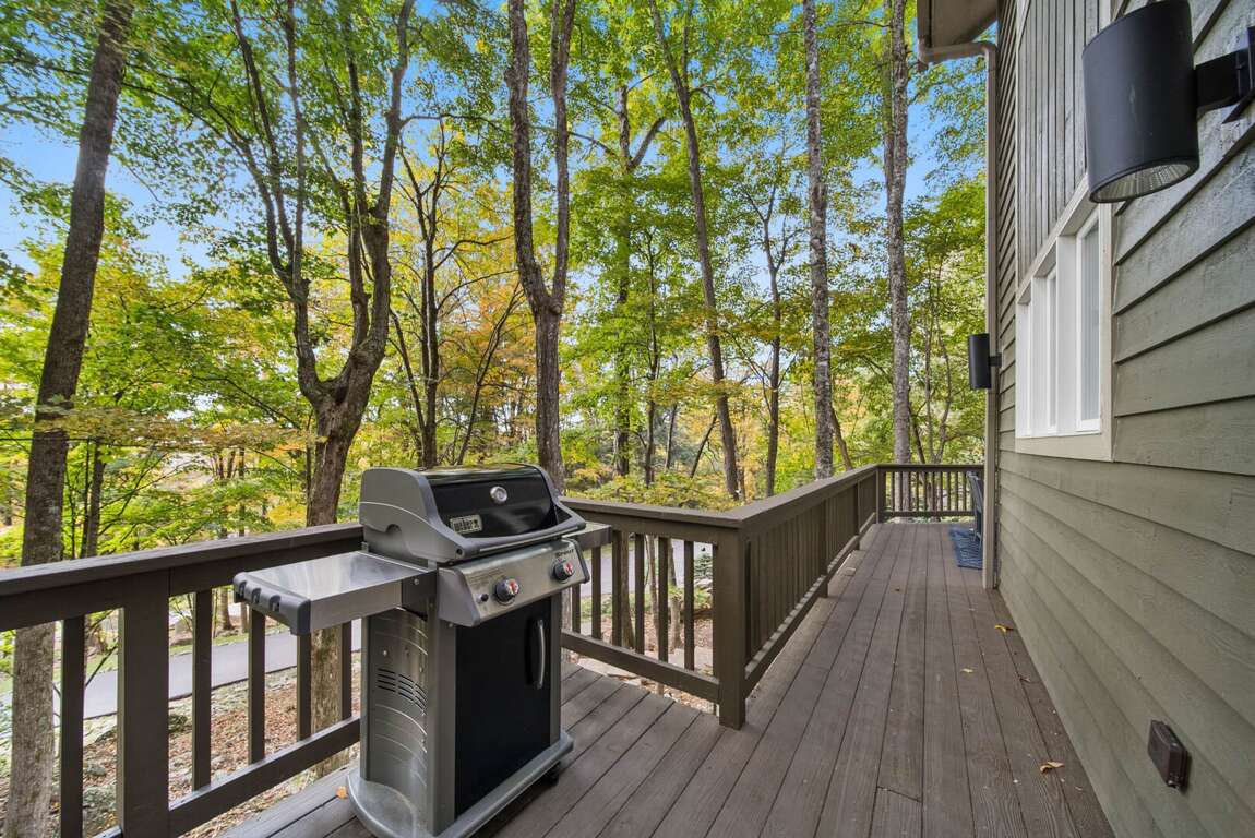 Gas Grill on the Deck Gas Grill on the Deck